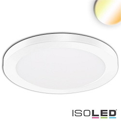 LED ceiling luminaire Slim Flex, IP44, 24W, ColorSwitch 3000|3500|4000K 2040lm 120, variable opening
