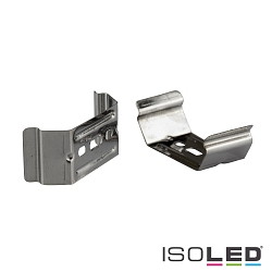 Sparepart for ISOLED linear luminaire ISO-112704 / -05 and ISO-113092, mounting clips (2 pc.) incl. screws