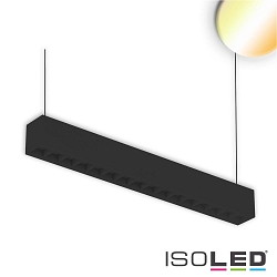 LED surface mount / hanging lamp Linear Raster 20W, stackable, 60.4cm, ColorSwitch 3000|3500|4000K, 2000lm 100, black