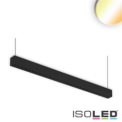 LED surface mount / hanging lamp Linear Raster 40W, stackable, 120.4cm, ColorSwitch 3000|3500|4000K, 4800lm 100, black