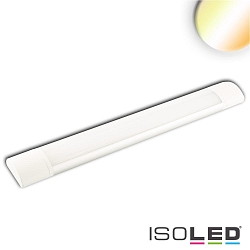 LED surface mount luminaire, IP42, length 59cm, 20W Color Switch 3000-4000K 2000lm 120, aluminium, white