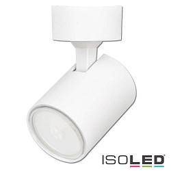 Vg- og Loftlampe svingbar GU10 IP20, hvid mat dmpbar
