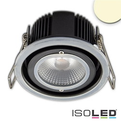 Recessed outdoor LED spot Sys-68, IP65, fixed optics, CRi >95, push-/ DALI-dimmable, 10W 3000K 800lm 60
