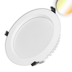 Downlight d�mpbar IP20, hvid d�mpbar