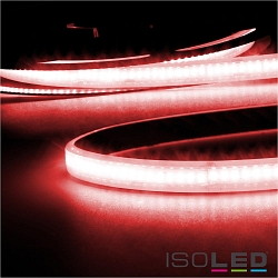 LED CRI9R Linear 48V-Flex strip, 8W, IP68, red, 30 meter