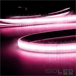 LED CRI9P Linear 48V-Flex strip, 8W, IP68, pink, CRi>90, 30 meter