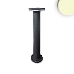 P�lelampe POLLER-3 rund IP54, sort mat 