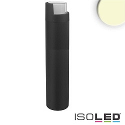 LED Bollard pole light-6, IP54, 6W 3000K 430lm, aluminium, sand black, height 70cm