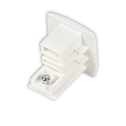 3-faset endekappe SERIE S1, hvid mat