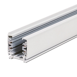 3-faset skinne SERIE S1, 200cm hvid mat