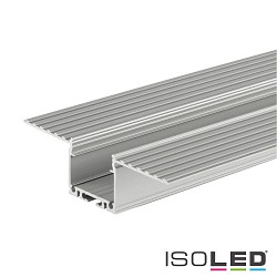 LED drywall profile CEILING 21, recessed mounting, with plasterwings, 200cm