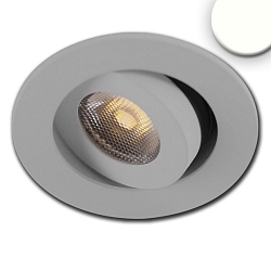 Indbygningslampe MiniAMP IP20, aluminium b�rstet d�mpbar 3,6W 310lm 4000K 50� 50� CRI >91