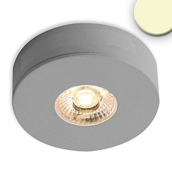 Indbygningslampe MiniAMP d�mpbar IP20, aluminium b�rstet d�mpbar 3,6W 240lm 3000K 60� 60� CRI >91
