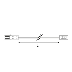 Forl�ngerkabel MiniAMP 2-polet, hvid