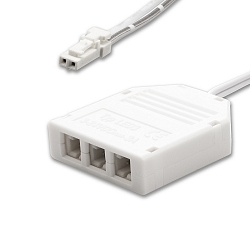 distribut�r MiniAMP 2-polet, hvid
