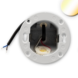 Indbygningslampe SYS_WALL68 uden sk�rm, CCT Switch IP44, 3W 140lm 3000 / 4000 / 6000K 38� 38� CRI >81