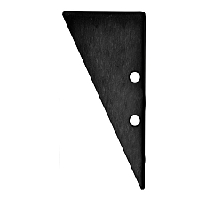 Endkappe HIDE TRIANGLE, sort