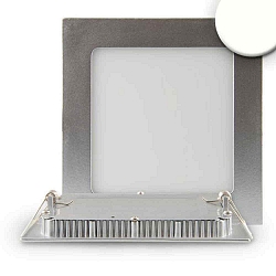 Downlight flad, d�mpbar IP42, s�lv d�mpbar