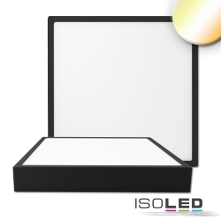 ceiling luminaire PRO 300MM square, CCT Switch IP20, black dimmable