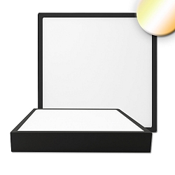 Loftlampe PRO 300MM firkantet, CCT Switch IP20, sort dæmpbar