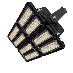 Projekt�rlys FLOOD 900W asymmetrisk, justerbar IP66, sort d�mpbar