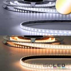 fully siliconised LED strip CRI923/950-FLEX 3-pole, tunable white, waterproof, with lens optics white