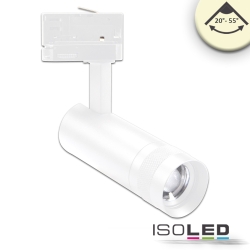 3-phase spot FOCUS ADJUST 8W swivelling, rotatable, switchable, focusable IP20