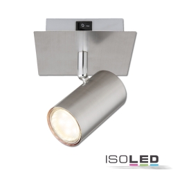 wall luminaire rotatable, with switch, tiltable GU10 IP20