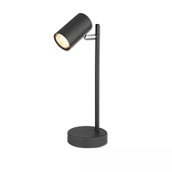 Bordlampe svingbar, drejelig, med afbryder GU10 IP20