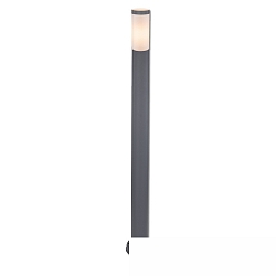 P�lelampe 1100 cylindrisk, uden sensor, omskiftelig E27 IP44, antracit d�mpbar