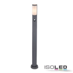 bollard lamp 1100 cylindrical, with sensor, switchable E27 IP44, anthracite 