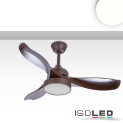Ceiling fan 3 WING with lighting, with remote control IP20, brown 