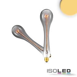Dekorativ gldelampe VINTAGE LINE LED WATERDROP omskiftelig E27 3,8W 120lm 2200K 360 CRI 80-89 