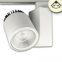3-faset spot FOCUS ADJUST 36W svingbar, drejelig, DALI styrbar, fokuserbar IP20, hvid d�mpbar