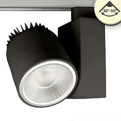 3-faset spot FOCUS ADJUST 36W svingbar, drejelig, DALI styrbar, fokuserbar IP20, sort d�mpbar