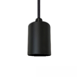 Sokkel E27 / 300CM OPEN CABLE, sort