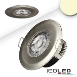 recessed luminaire PC68 IP44 BRUSHED rigid, dimmable IP44, brushed aluminium dimmable 5W 400lm 3000K >80 >80 CRI >80