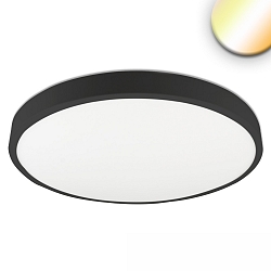 Loftlampe PRO 500MM rund, CCT Switch IP20, sort dæmpbar