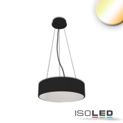 pendant luminaire DN600 down, round IP20, black dimmable