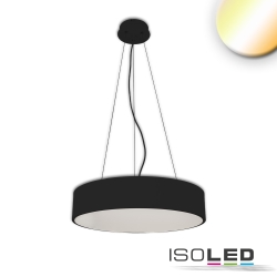 pendant luminaire DN800 down, round IP20, black dimmable
