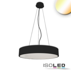 pendant luminaire DN1000 down, round IP20, black dimmable