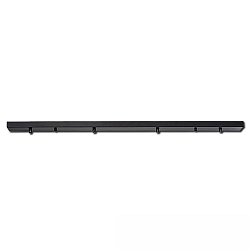 baldakin INFINITY LONG BLACK 4 4-fold, lang, uden lampefatning, sort