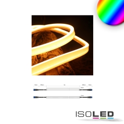 Fuldt silikoniseret LED-strip NEONPRO FLEX 1220 4-polet, RGB hvid