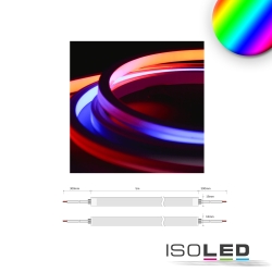 Fuldt silikoniseret LED-strip NEONPRO FLEX 1615 4-polet, RGB hvid