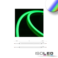 Fuldt silikoniseret LED-strip NEONPRO FLEX 1220 5-polet, RGBW hvid