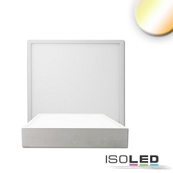 Loftlampe PRO 120MM firkantet, CCT Switch IP20, hvid dmpbar