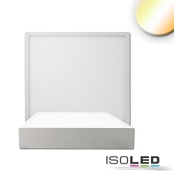 Loftlampe PRO 170MM firkantet, CCT Switch IP20, hvid dmpbar