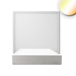 Loftlampe PRO 225MM firkantet, CCT Switch IP20, hvid dæmpbar