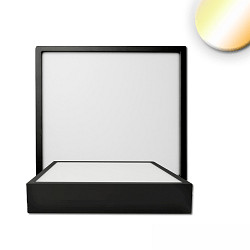 Loftlampe PRO 170MM firkantet, CCT Switch IP20, sort dæmpbar