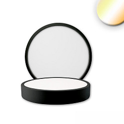 Loftlampe PRO 120MM rund, CCT Switch IP20, sort dæmpbar